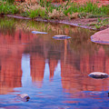 Cathedral Rock Reflection Pastel